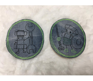 Stickserie - Ritter Schraube Doodle 6